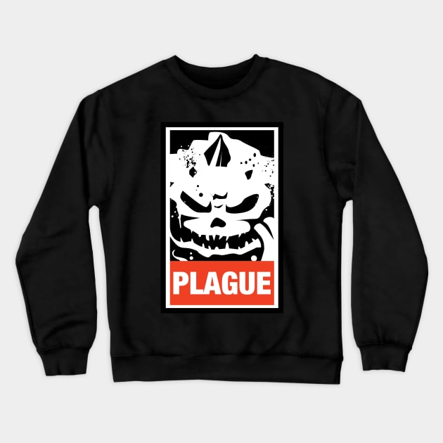 Plague Lord Nurgle Tabletop Wargaming and Miniatures Addict Crewneck Sweatshirt by pixeptional